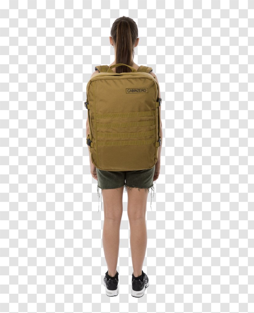Cabin Zero Handbag Backpack Military - Sand DESERT Transparent PNG