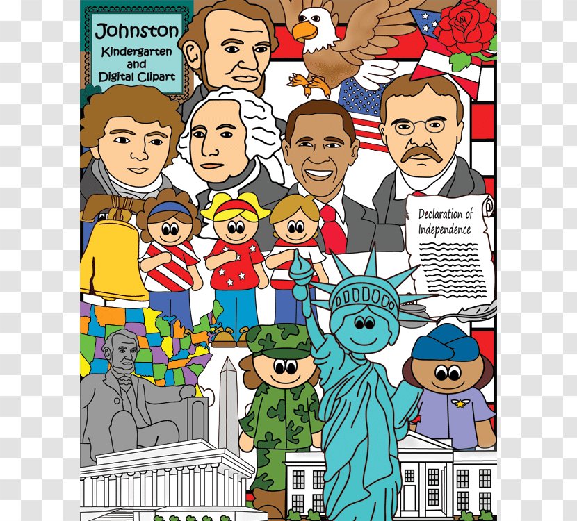 Abraham Lincoln United States Symbol Presidents Day Clip Art - Cartoon - American Symbols Cliparts Transparent PNG
