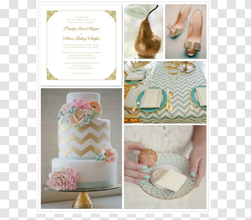Wedding Invitation Cake Shades Of Purple Reception - Icing Transparent PNG