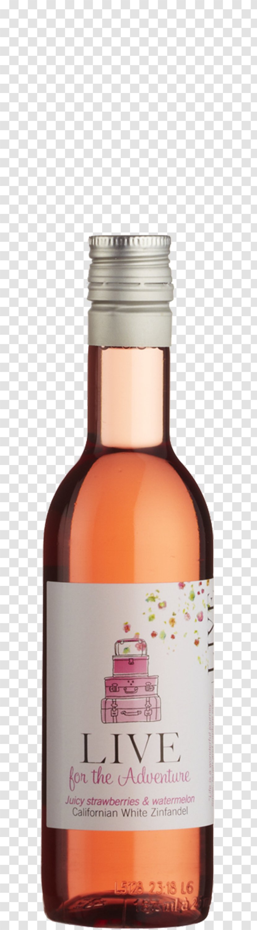 Rosé Sparkling Wine Liqueur Liquor - Whisky Transparent PNG