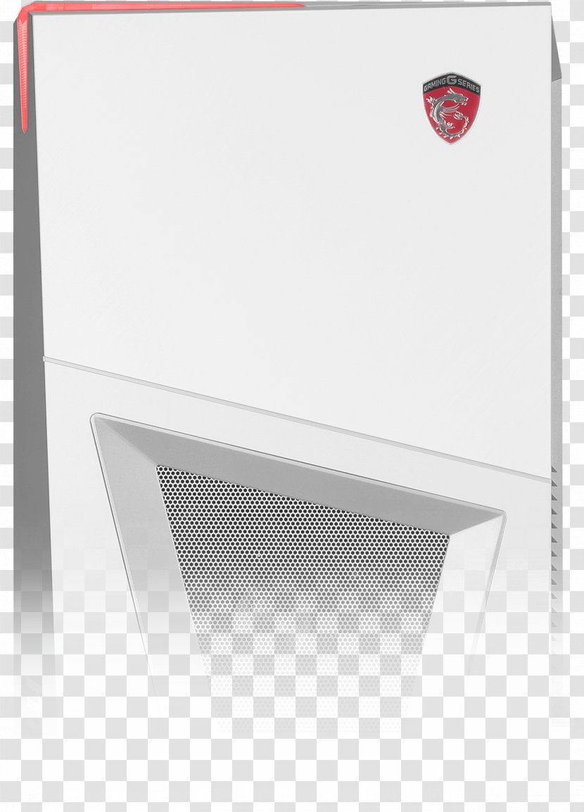 White Fashion Powerful Compact Gaming Desktop Trident 3 Arctic Personal Computer Msi Arctic-060eu 3.6ghz I7-7700 Small Pc - Rectangle Transparent PNG