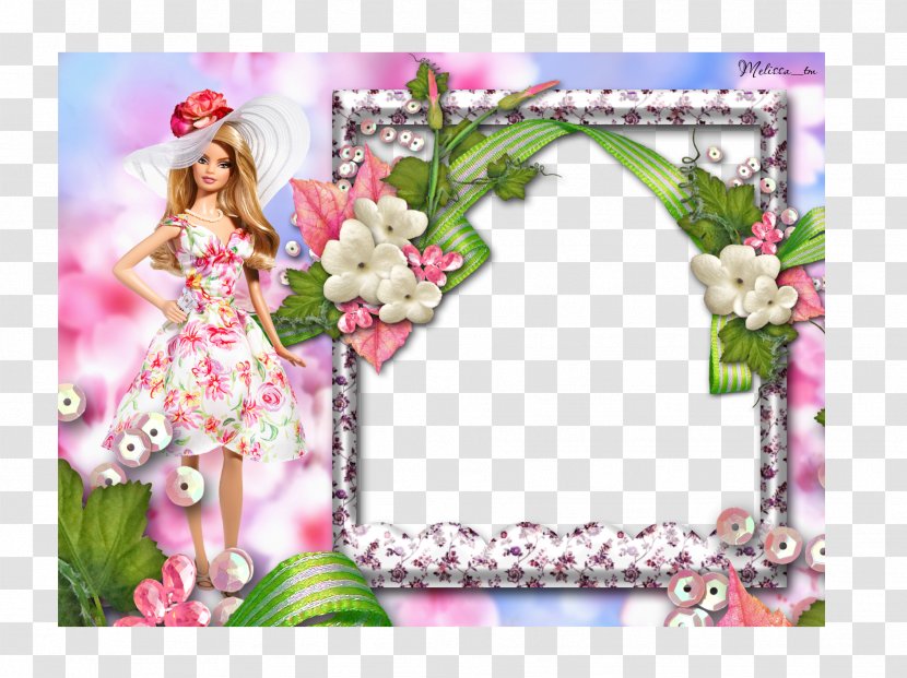 Barbie Picture Frame Doll Clip Art - Heart - Princess Photo Frames Transparent PNG