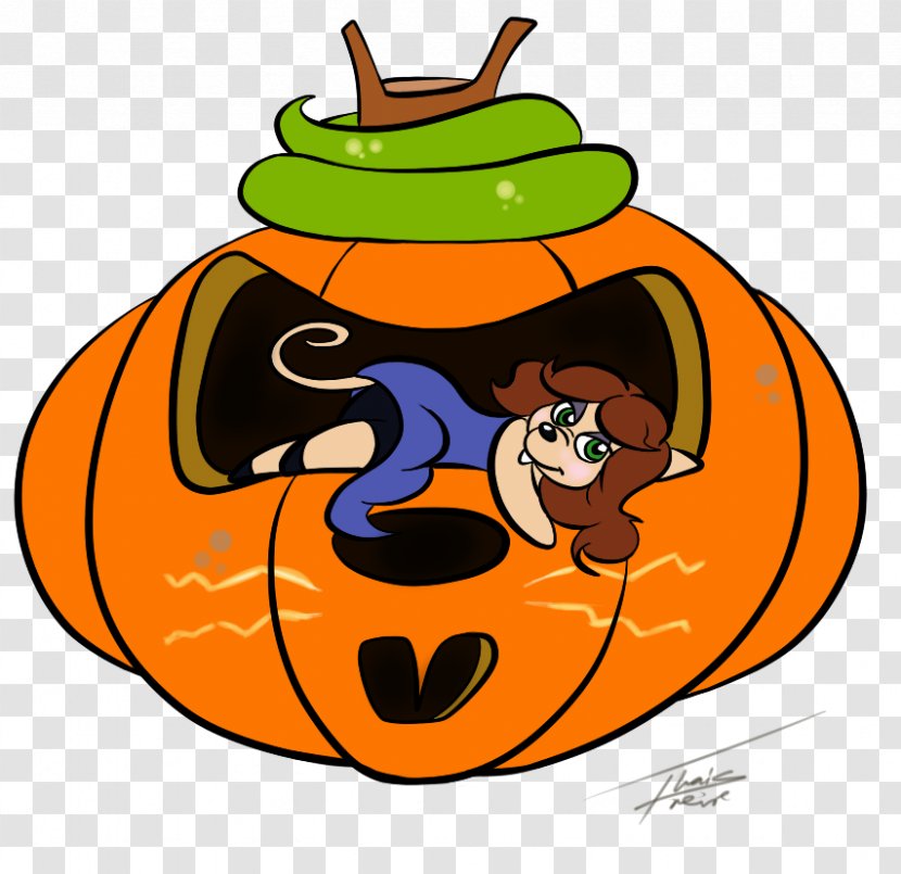 Jack-o'-lantern Cartoon Headgear Clip Art - Food - Pumpking Transparent PNG