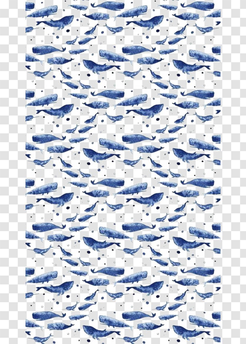 Drawing Wallpaper - Water - Blue Whale Transparent PNG