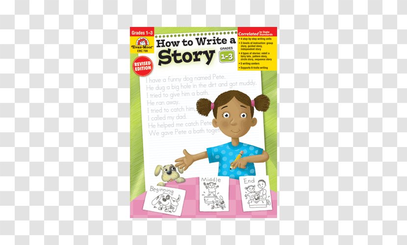 Free Writing How To Write A Story, Grades 1-3 Book First Grade Transparent PNG