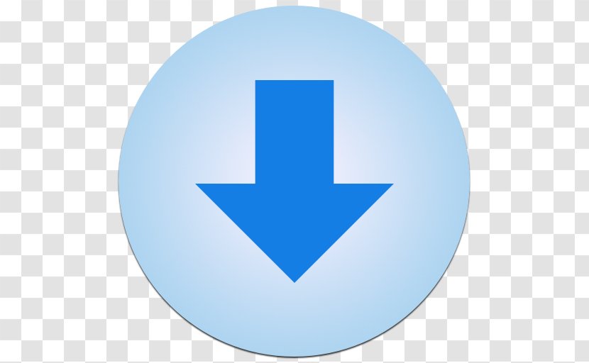 Blue Circle Symbol Font - DownloadsFolder Transparent PNG