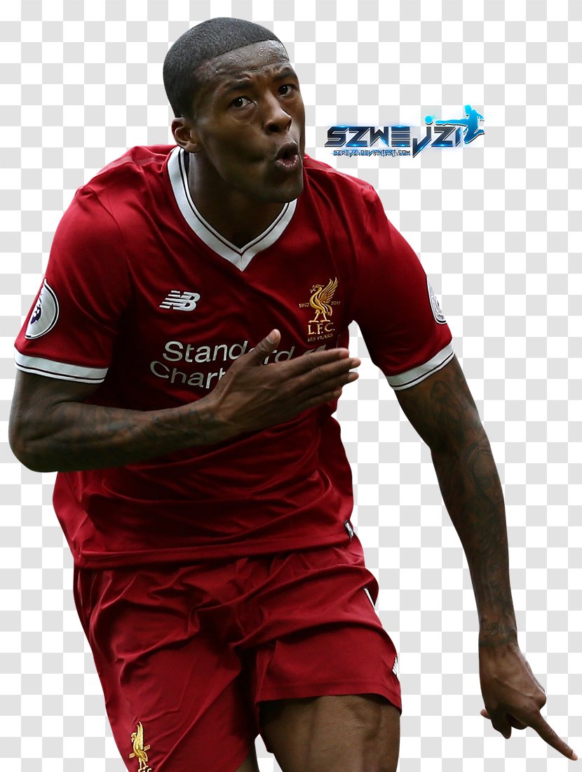 Georginio Wijnaldum Jersey Football Player ユニフォーム T-shirt - Sportswear - Firminho Transparent PNG