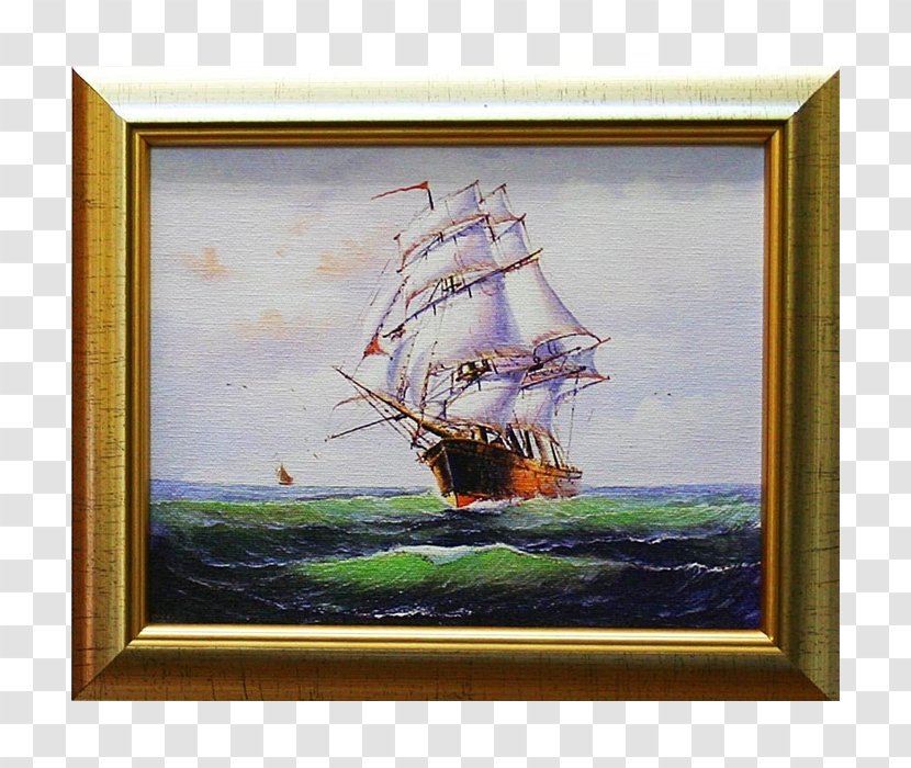 Clipper Painting Reprodukce Gift Galleon - Manila Transparent PNG