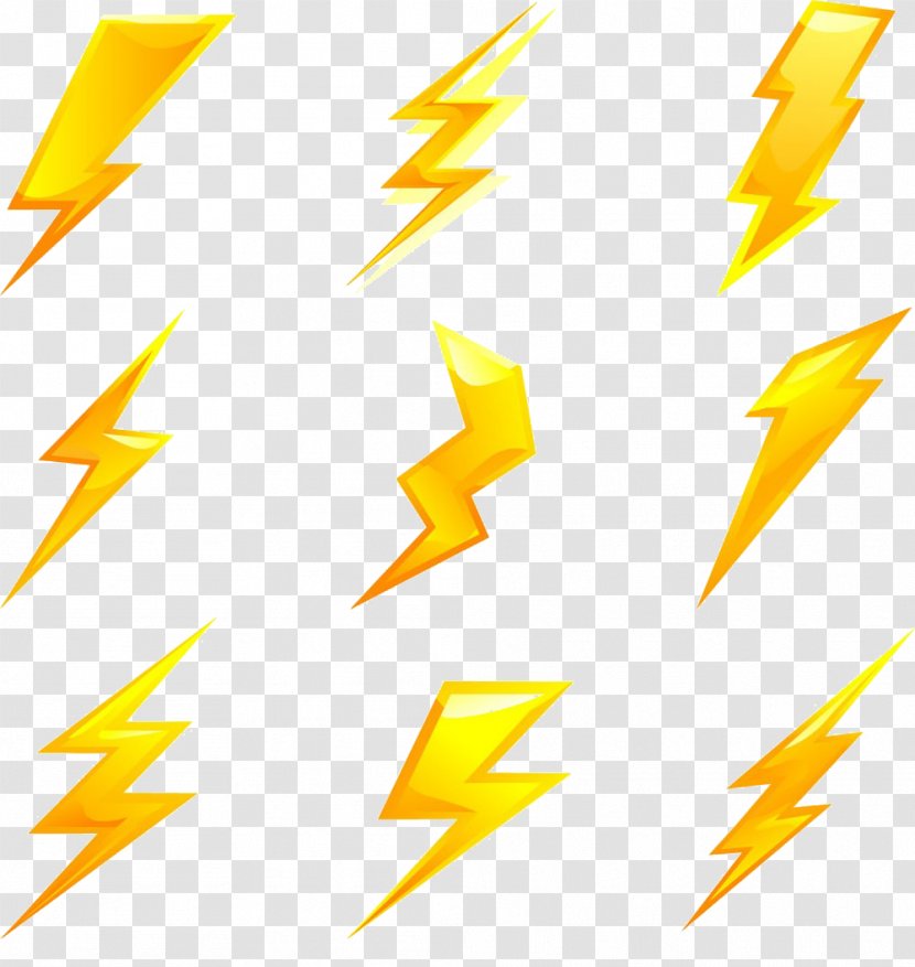 Lightning Clip Art - Triangle Transparent PNG