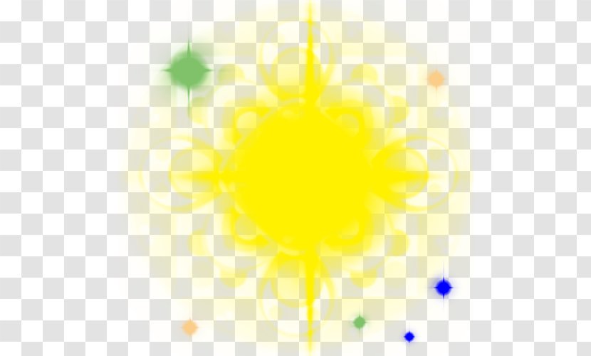 Yellow Circle Wallpaper - Symmetry - Color Cross Light Effect Transparent PNG