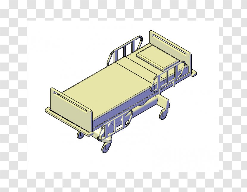 Hospital Bed Computer-aided Design Autodesk Revit .dwg - Jewellery Transparent PNG