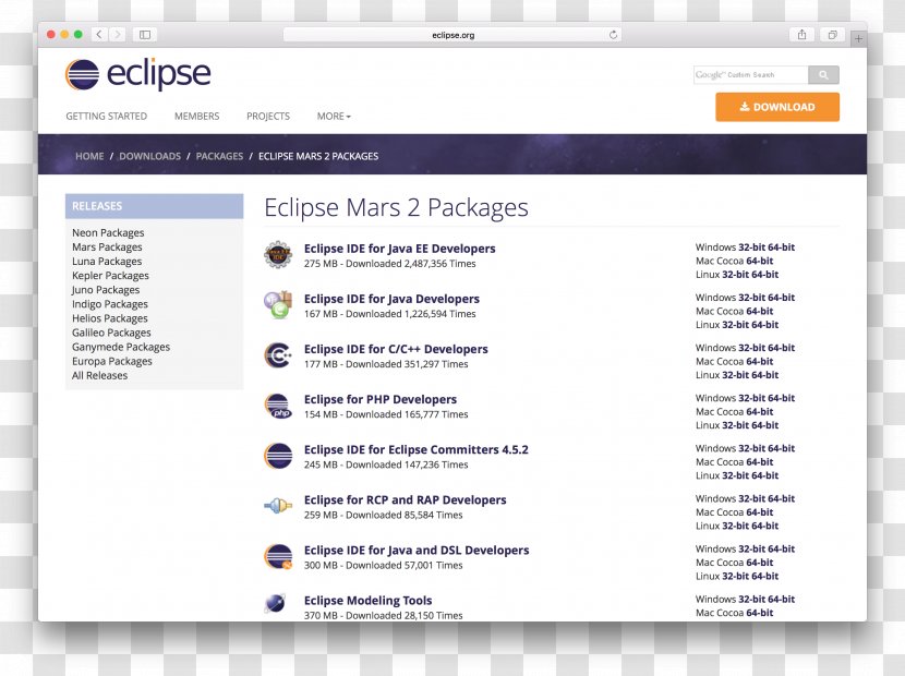 Eclipse Java Selenium Integrated Development Environment Installation - Software Transparent PNG