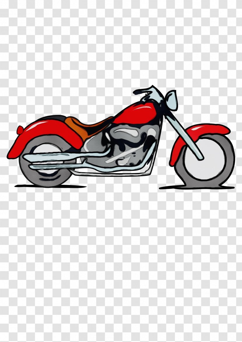 Bike Cartoon - Chopper - Vehicle Motorcycle Engine Transparent PNG