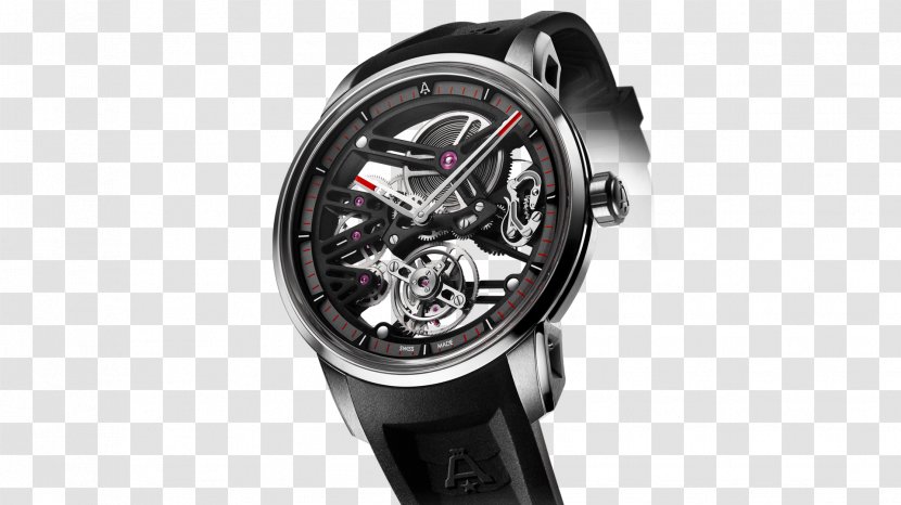 Watch Tourbillon Double Chronograph Clock - Skeleton Driving Transparent PNG