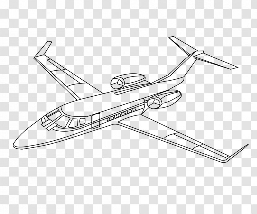Airplane Aircraft Mode Of Transport Clip Art - Computer - Jet Transparent PNG