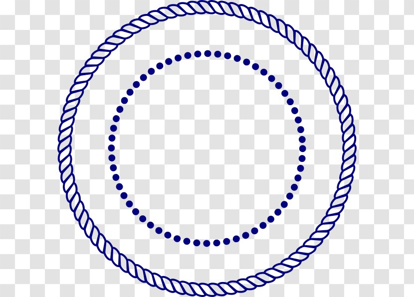 Rope Drawing Clip Art - Point - Round Border Transparent PNG