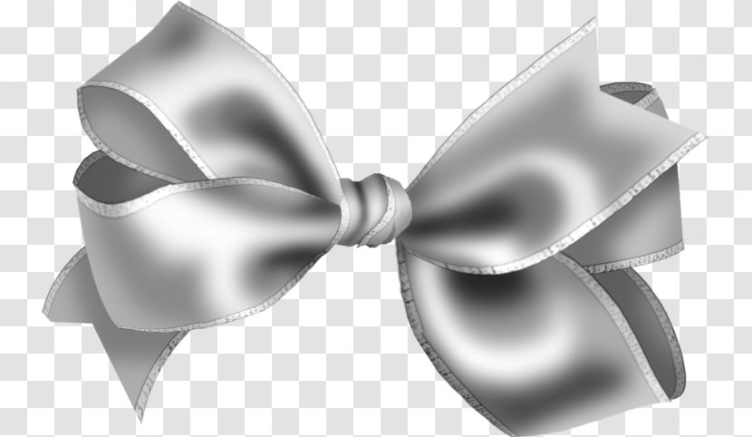 White Background Ribbon - Silver - Metal Hair Accessory Transparent PNG