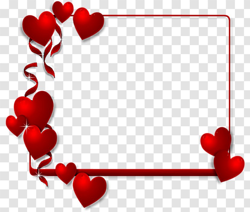 Paper Valentine's Day Picture Frames Heart Clip Art - Scrapbooking Transparent PNG