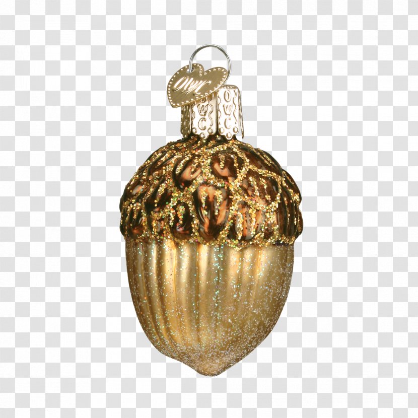 Christmas Ornament Acorn Tradition Decoration - Fruit Transparent PNG