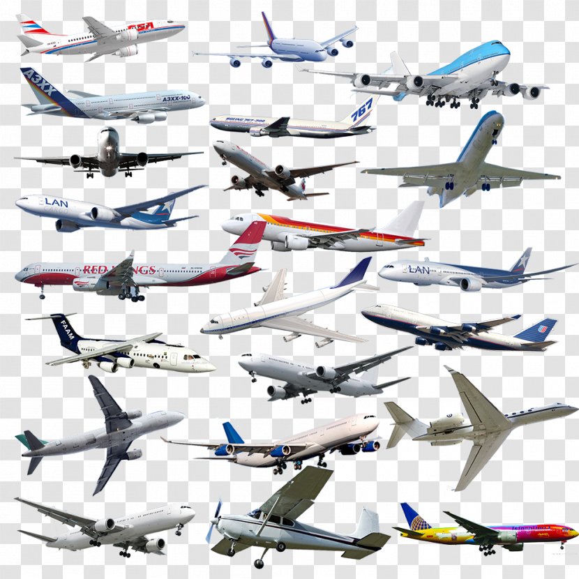 Airplane Aircraft Aviation Clip Art - Aerospace Engineering - Collection Transparent PNG
