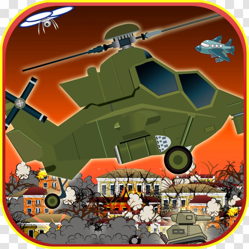 PC Game Video Cartoon Personal Computer - Helicopter War 3d Transparent PNG