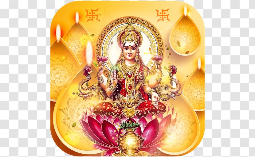 Lakshmi Ganesha Vishnu Mahadeva Goddess - Dhanteras Transparent PNG