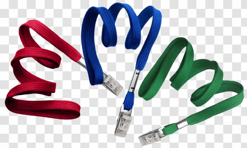 The Lanyard Bulldog Clip Woven Fabric Satin - Accessory Badge Transparent PNG