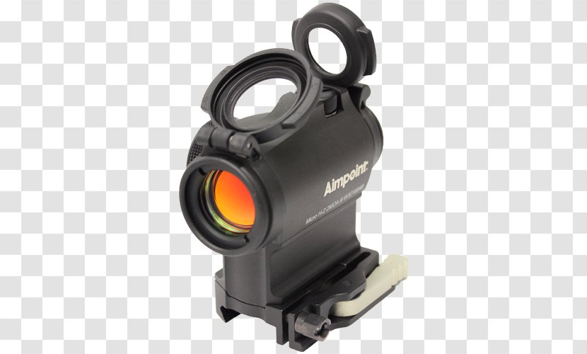 Aimpoint AB Red Dot Sight Micro H-1 2 MOA (with Standard Mount) 200018 Firearm - Hardware - 3x Magnifier Transparent PNG