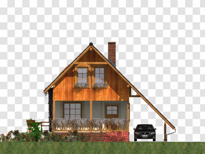 House Cottage Log Cabin Shed Facade - Home - Roof Transparent PNG