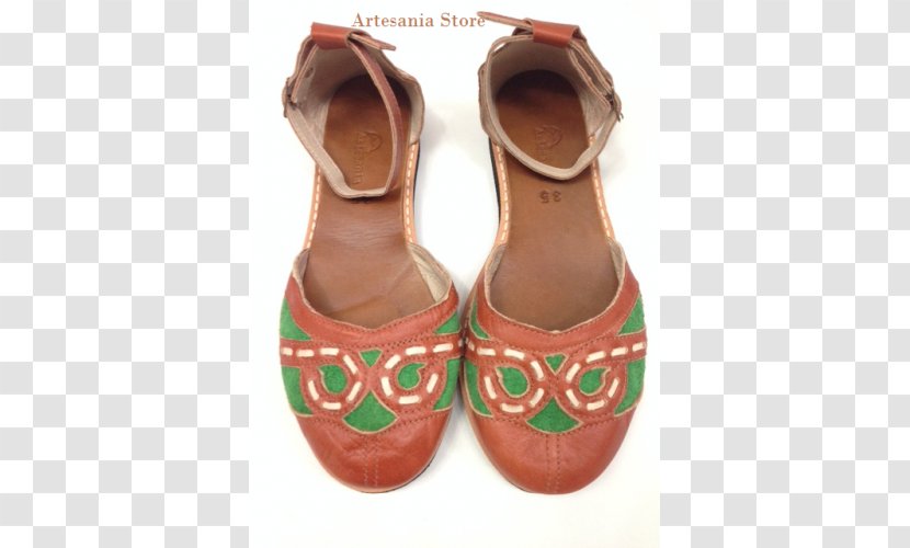 Sandal Shoe - Peach Transparent PNG