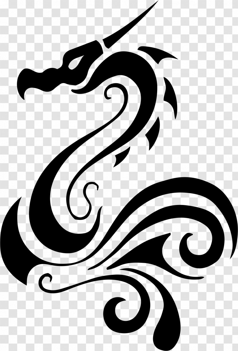 Tattoo Dragon Clip Art - Symbol - Tribal Arrow Transparent PNG