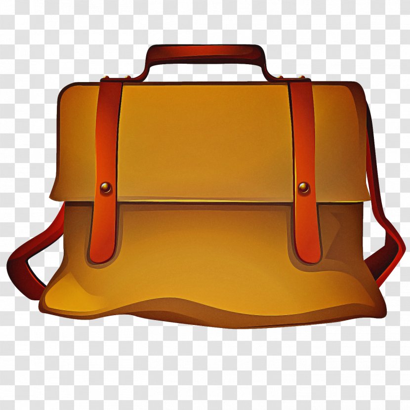 Orange Background - Baggage Briefcase Transparent PNG