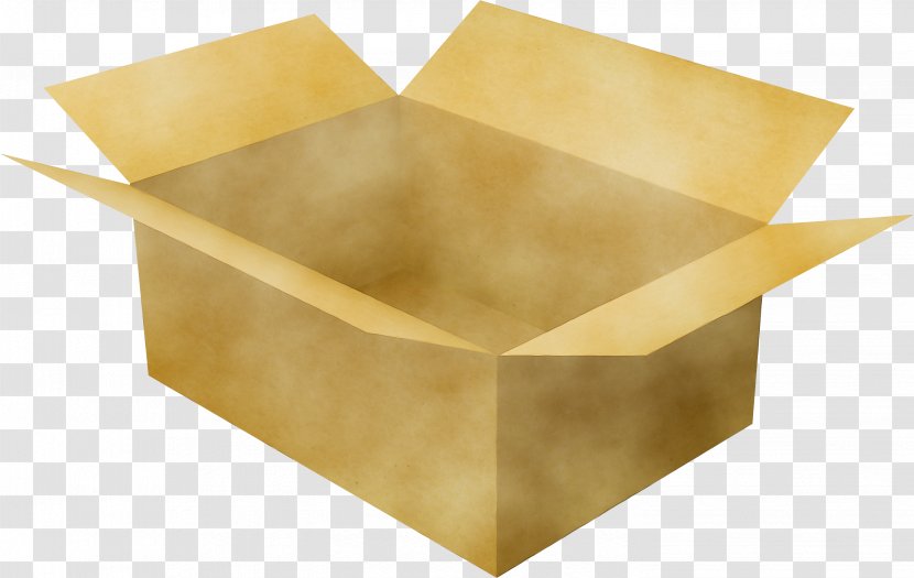 Watercolor Paper - Shipping Box - Product Transparent PNG