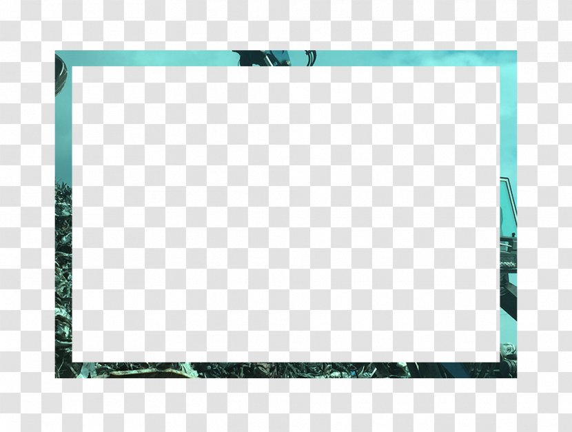 Picture Frames Pattern Line Turquoise Image - Special Olympics Area M Transparent PNG