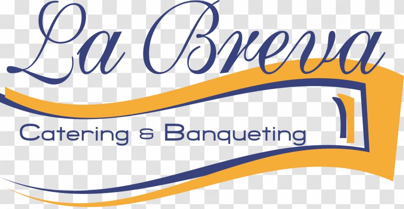 Logo La Breva Catering Brand Clip Art Font - Yellow - Patrocinio Transparent PNG
