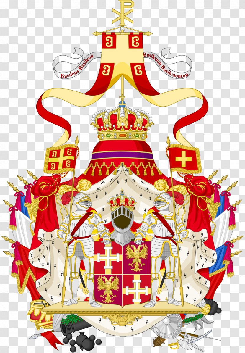 Byzantine Empire Coat Of Arms Palaiologos Order - Crown Transparent PNG