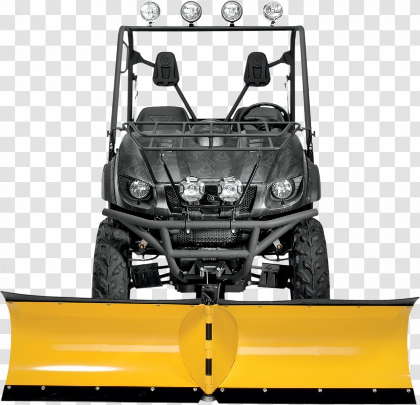 Kawasaki MULE Motor Vehicle Tires Side By All-terrain Snowplow - Automotive Wheel System Transparent PNG