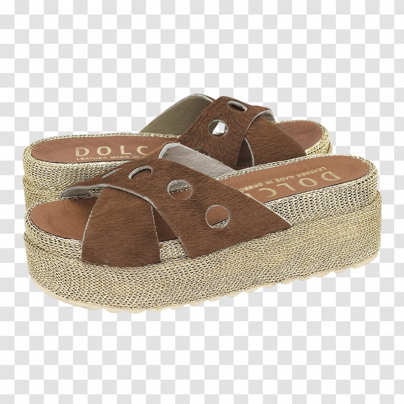 Suede Slide Shoe Sandal Walking - Outdoor Transparent PNG