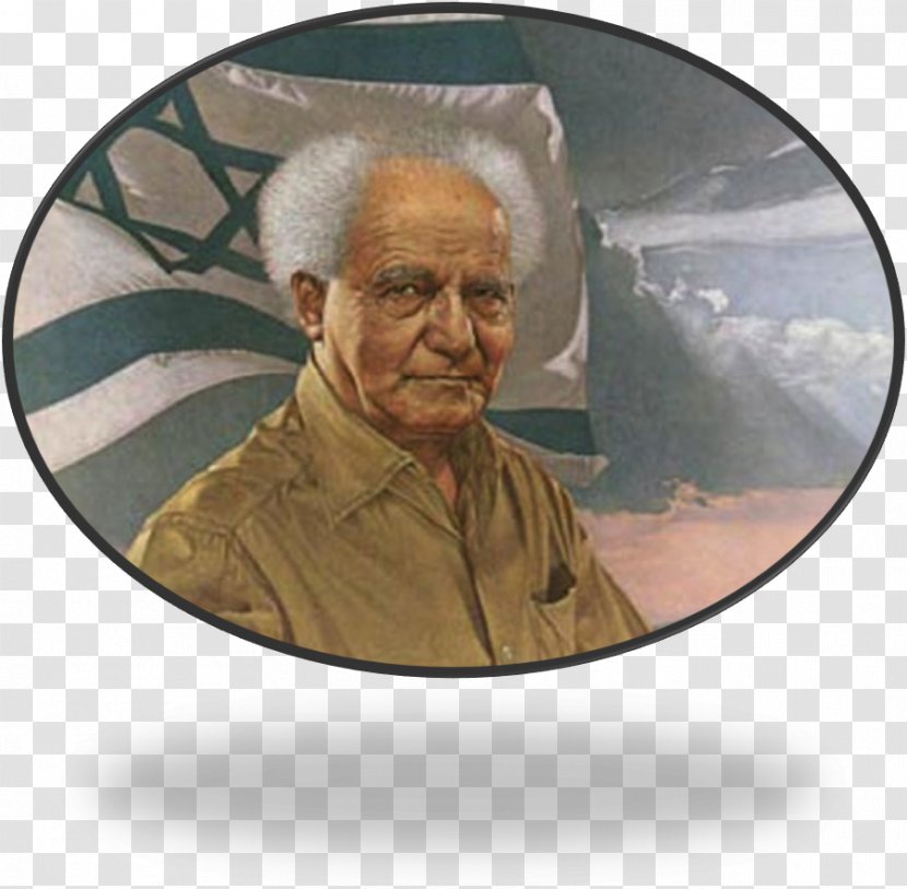 David Ben-Gurion Prime Minister Of Israel Jewish People History - Palestina Transparent PNG