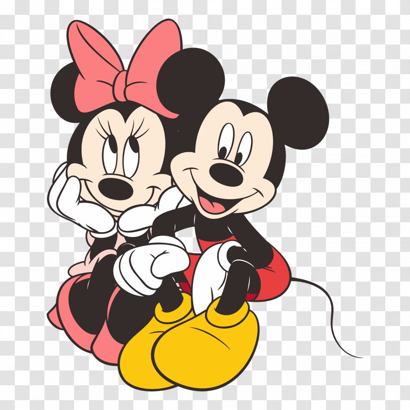 Minnie Mouse Mickey Donald Duck - Silhouette Transparent PNG