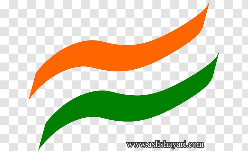 Flag Of India Clip Art Image - Tricolour - Hindu Hai Hum Transparent PNG