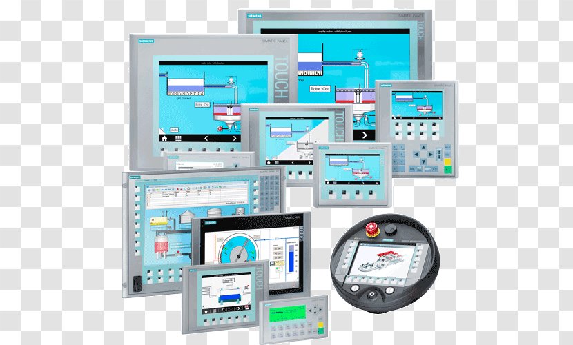 WinCC SIMATIC SCADA User Interface Siemens - Tia Portal - Display Device Transparent PNG