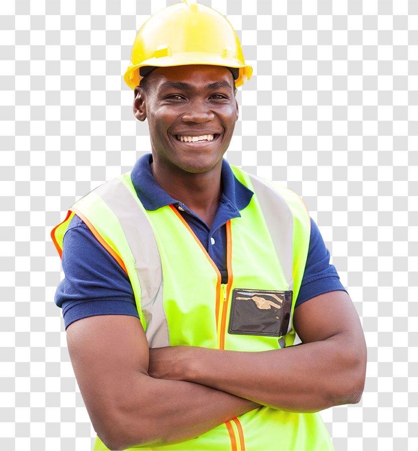 Hard Hats Construction Laborer Safety Mining - Yellow - Hispanic Man Thinking Transparent PNG