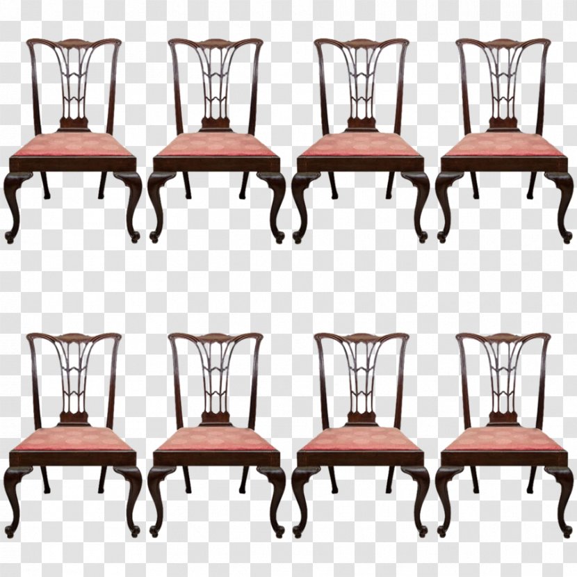 Table Chair Furniture Chinese Chippendale Seat - Thomas Transparent PNG