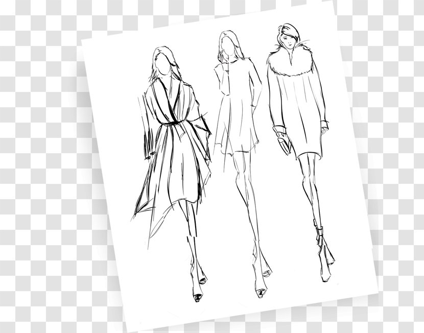 Drawing Line Art Sleeve Sketch - White - Monochrome Photography Transparent PNG