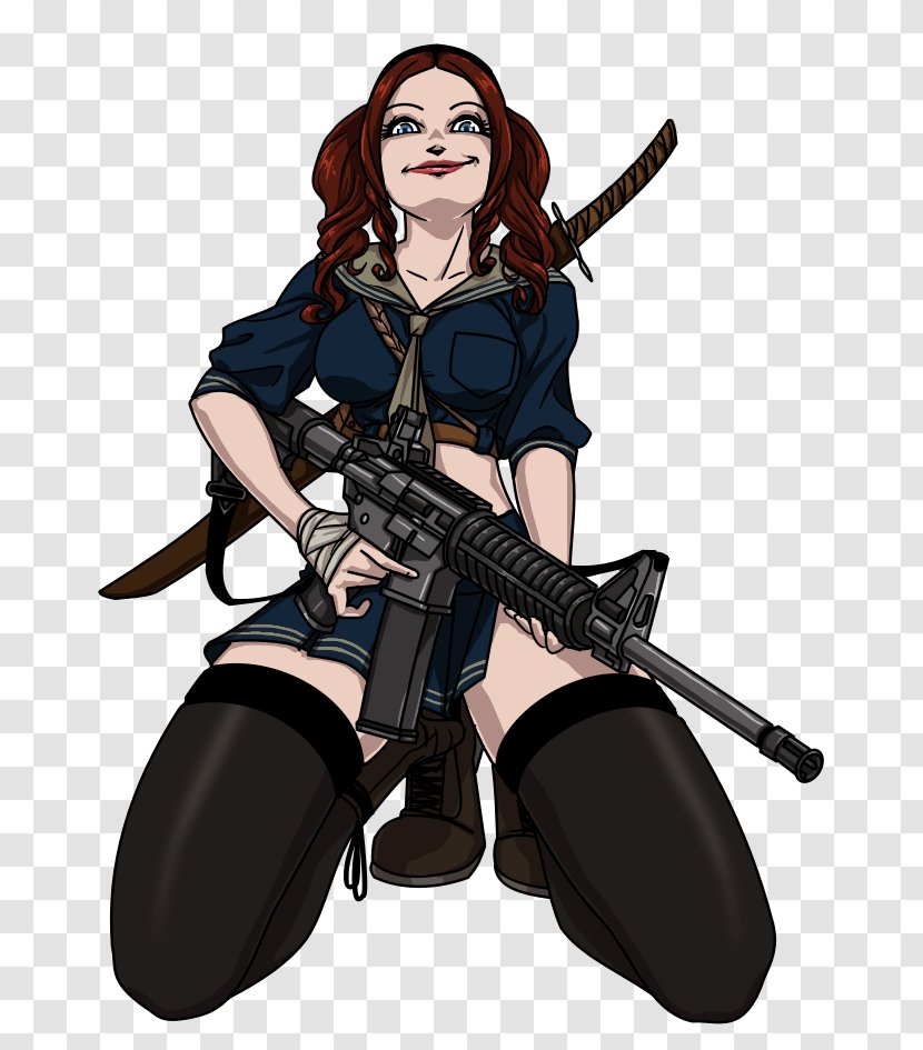 Mercenary Weapon Cartoon Character Fiction - Tree - Baby Doll Sucker Punch Transparent PNG