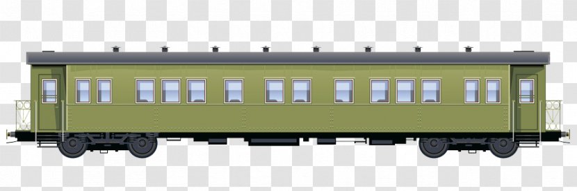 Train Passenger Car Goods Wagon Locomotive Railroad - Steam - Cabin Transparent PNG