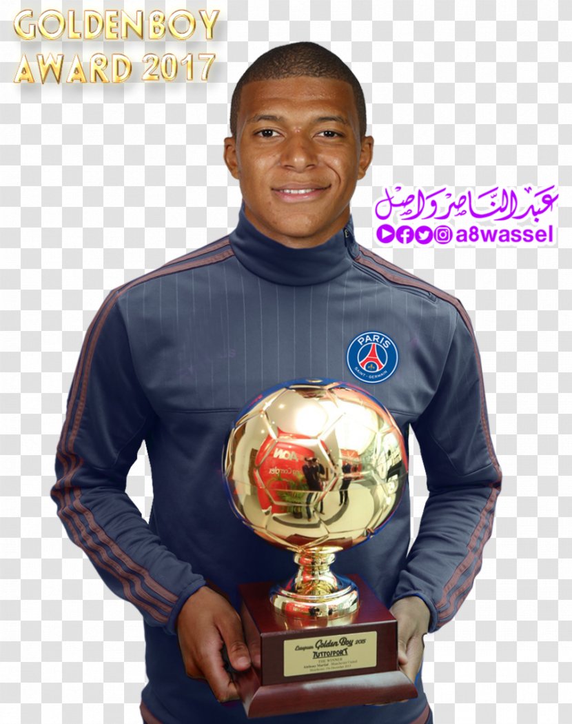 Kylian Mbappé Manchester United F.C. AS Monaco FC Trophy Golden Boy - Medal Transparent PNG