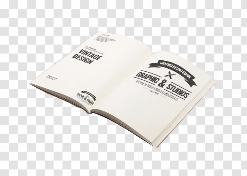 Template - Book - Model Transparent PNG