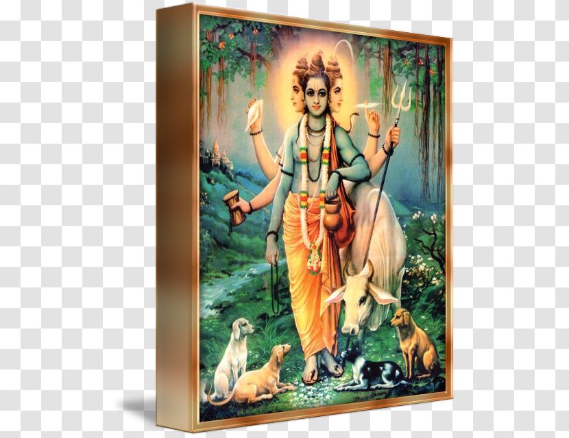 Dattatreya Guru Deity - Thumbnail - Vedas Transparent PNG
